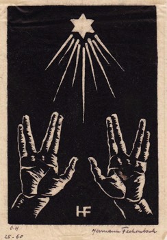 Blessing 1933. Lino Cut edition of 25/60