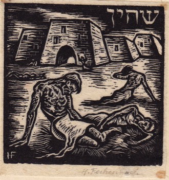 BOILS. Wood engravings cut c. 1930. 61 x 61 mm.