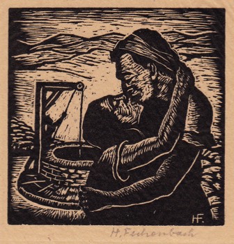 JACOB KISSES RACHEL. 64 x 67 mm. Genesis 1929 -1936