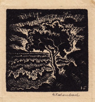 THE DRY LAND. 64 x 67 mm. Genesis 1929 -1936