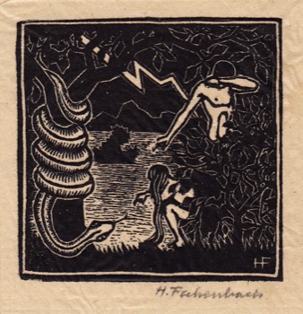 THE CURSE OF THE EARTH. 64 x 67 mm. Genesis 1929 -1936