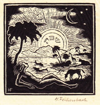 CREATION OF MAN.64 x 67 mm. Genesis 1929 -1936