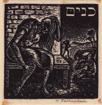 LICE. Wood engravings cut c. 1930. 61 x 61 mm.